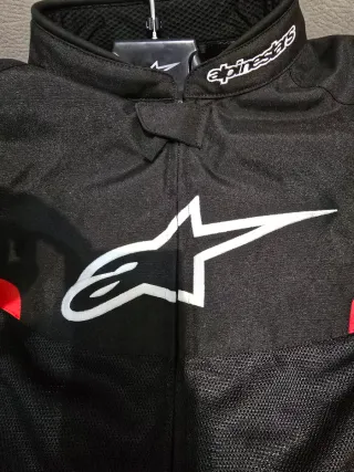 Casaco Moto Alpinestars Preto e Vermelho
