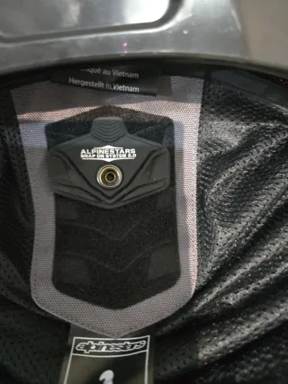 Casaco Moto Alpinestars Preto e Vermelho