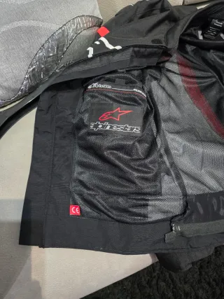 Casaco Moto Alpinestars Preto e Vermelho