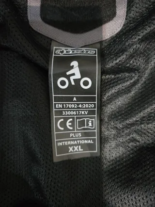 Casaco Moto Alpinestars Preto e Vermelho