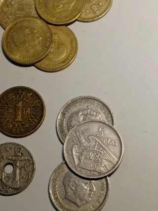 Lote de monedas España