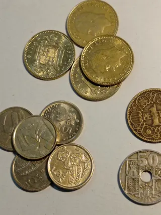 Lote de monedas España