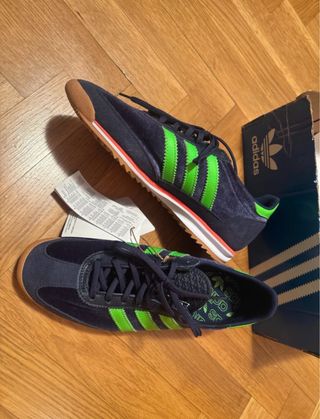 Zapatillas Adidas SL 72 OG Terciopelo Azul/Verde