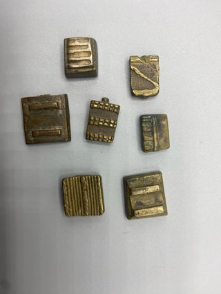 Lote 7 Pesos Oro Akan