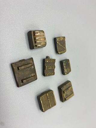 Lote 7 Pesos Oro Akan