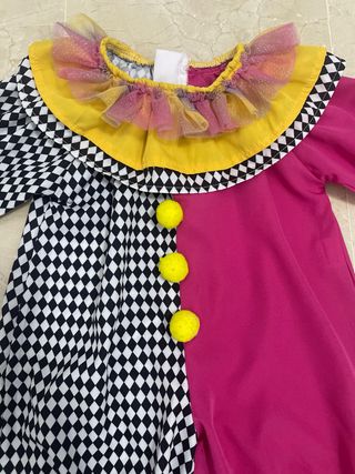 Disfraz de payaso para bebé talla 18 meses