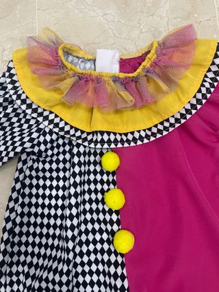 Disfraz de payaso para bebé talla 18 meses