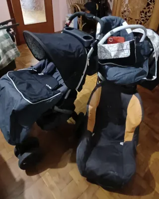 Silla de paseo, huevito y silla coche