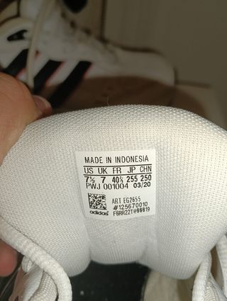 Adidas Strutter Blancas Rojas