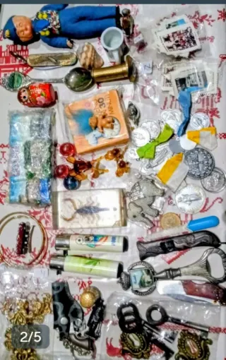 Gran Lote de  antigüedades. decoración