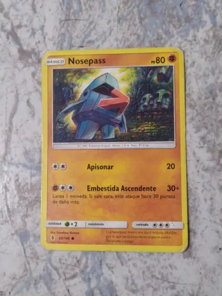 Pack Cartas de 7 cartas Pokemon.