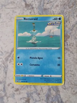 Pack Cartas de 7 cartas Pokemon.