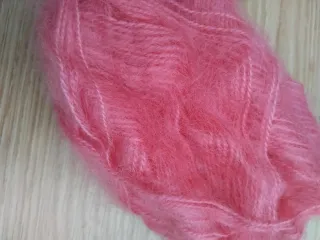 Bufanda Sophie tipo Mohair Rosa Hecha a Mano