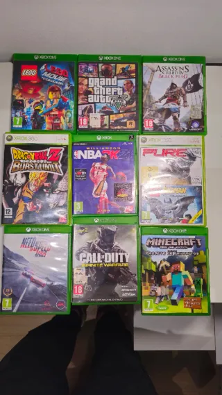 Lote Juegos Xbox 360, Xbox One y Xbox X