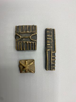 Lote 3 Pesos Oro Akan