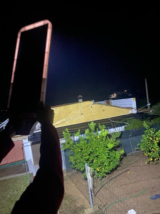 Farola Solar blanca modelo Batería Plus 300W.