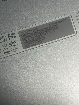 Acer Chromebook 314 (CB314-2H) Gris