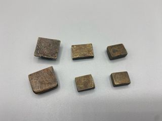 Lote 6 pesos oro Akan