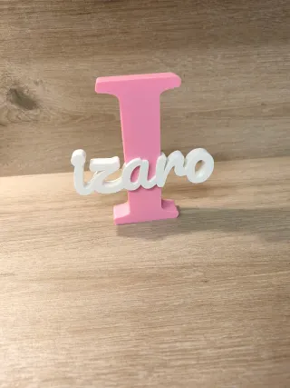Nombres personalizados impresos en 3d