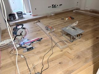 Instalación de tarimas