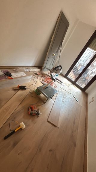 Instalación de tarimas