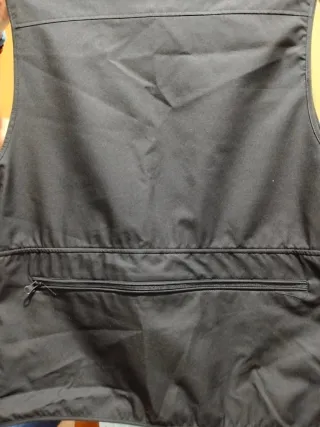 Chaleco Cargo Hombre Zara Negro