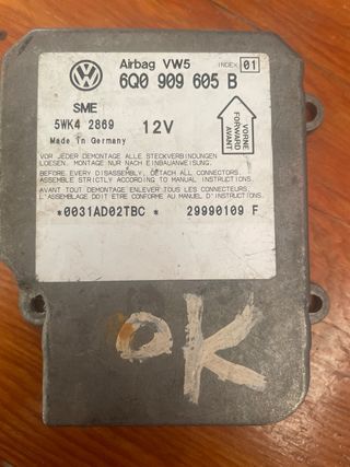 Centralita Airbag VW  1C0 909 605 A 6Q0 909 605 A