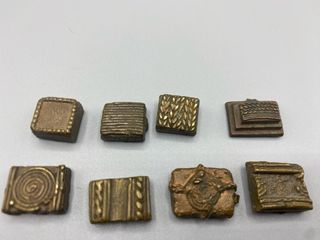 Lote 8 Pesos Oro Akan