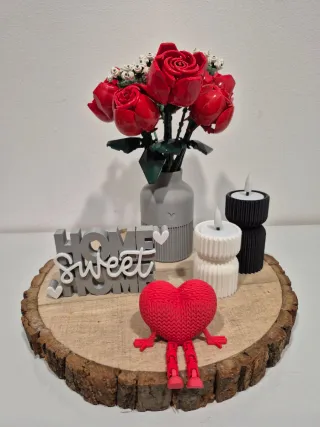 Letreiro Home Sweet Home Cinza