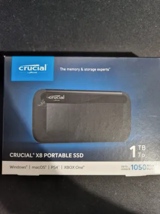 Crucial X8 SSD Portátil 1TB