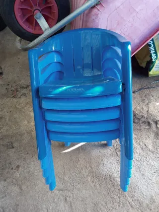 Pack 5 Sillones Infantiles Azul