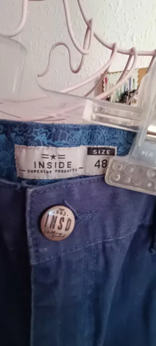 Bermudas Inside Hombre Talla L Azul