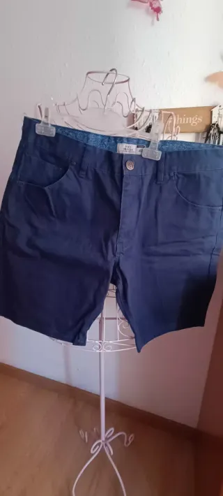 Bermudas Inside Hombre Talla L Azul