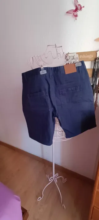 Bermudas Inside Hombre Talla L Azul