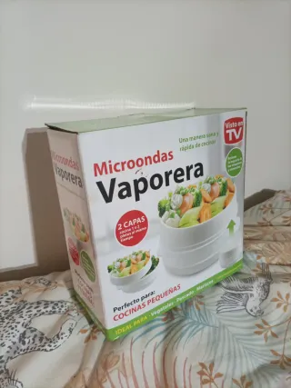 Vaporera Microondas 2 Capas