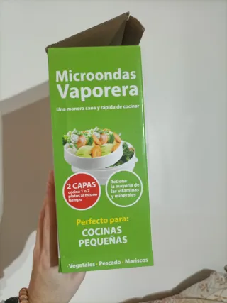 Vaporera Microondas 2 Capas