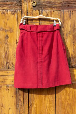 Minifalda Roberto Verino Roja Talla M