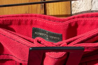 Minifalda Roberto Verino Roja Talla M