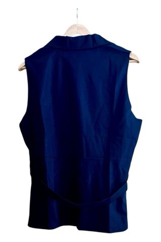 Blazer sin mangas negro