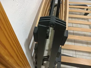 Somier Plegable con patas Metal Madera