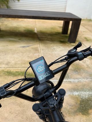 Bicicleta Eléctrica Fat Tyre Negra