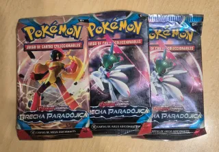 Sobres TCG Pokémon Brecha Paradójica Originales