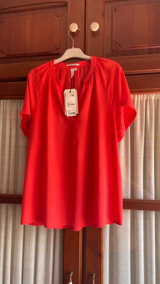Blusa Coral Q/S by S.Oliver Talla M