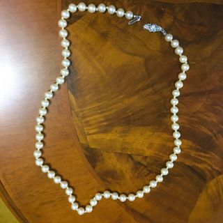 Collana vintage 62 perle coltivate color crema