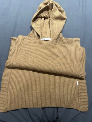 Jersey Zara capucha mujer talla L