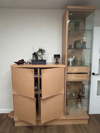 Mueble de salón modular madera