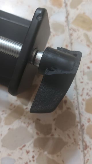 Soporte Doble Monitor Negro