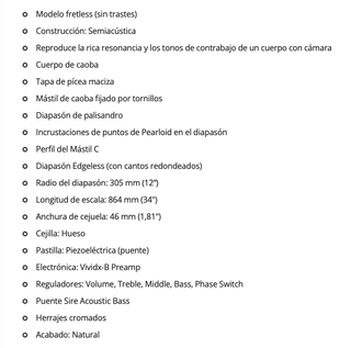 Er Gb5-5 Fl Nt Bajo Eléctrico