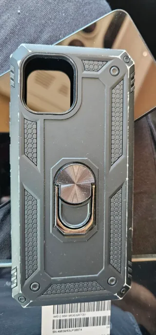 Teléfono móvil negro