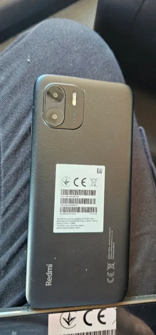 Teléfono móvil negro